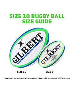 Gilbert Rugby Jumbo Size 10 Rugby Ball